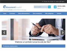 Tablet Screenshot of edocument-model.com